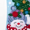 Bucilla Kit de calcetines de Navidad con apliques de fieltro,