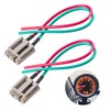 PAGOW 2 Pack 170072 HEI Distributor Pigtail, Wire Electrical Wiring Harness 12V for HEI Distributor Battery and Tachometer Wiring 12V Ignition Coil & Tach Wire Connector Accessories