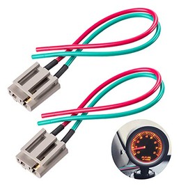 PAGOW 2 Pack 170072 HEI Distributor Pigtail, Wire Electrical Wiring Harness 12V for HEI Distributor Battery and Tachometer Wiring 12V Ignition Coil & Tach Wire Connector Accessories