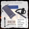 NESAYVER Fire Starter Ferro Rod, Survival Flint Fire Starters Kit