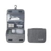 Hanging Travel Toiletry Bag with Hook, Water-Resistant Foldable Toiletry Organizer