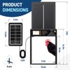 Large Automatic Chicken Coop Door Solar Powered, Aluminum Alloy Automatic