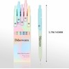 Ddaowanx Gel Pens, 5 Pcs 0.7mm Quick Dry Black Ink