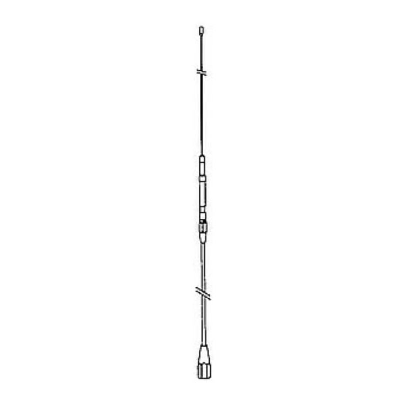 Hustler FG27S 4 Foot Low-Profile Stainless Steel Center Load CB