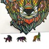 Aniwood Animal-Shaped Wooden Puzzle, Lid Punched with Full-Sized Profile of