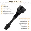 CNPAPC 6Pack Ignition Coil UF349 & Spark Plug For Nissan
