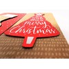 4 3D Luxury Christmas Money Wallets & Envelopes - Red
