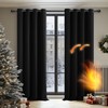 Deconovo Deconovo Solid Thermal Insulated Eyelet Blackout Curtains for Bedroom