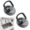 2 Pcs Bath or Kitchen Sink, 42-46mm Chrome Sink Plug