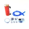 Universal Aluminum Oil Catch Can with Hose Kit, 750ML, Red