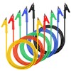 WGGE 5PCS Dual Ended Alligator Clips Test Leads Set, 15A