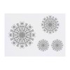 4 x 'Lineart Mandala' Temporary Tattoos (TO00073052)