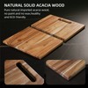 YSTKC Acacia Wood Cutting Board with Hand Grip 15" x