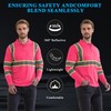 W&H High Visibility Reflective Polo Shirt for Men Safety Workwear