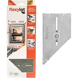 flexylot Picture Hangers – 3 x PRO | Ideal for Large and Heavy Pictures up to 12 kg | Can Be Adjusted After After Use | For Almost All Standard Frames & Pictures, Pack of 3
