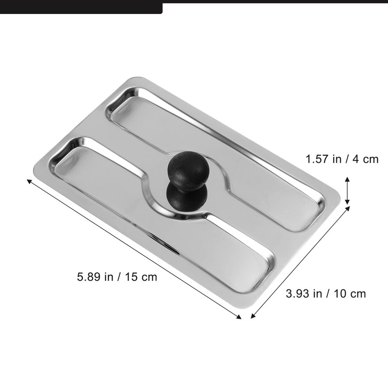 LIFKOME Metal Toaster Dust Covers Stainless Steel Electric Bread Maker