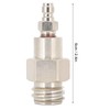 8mm CO2 Tank Adapter Male Thread TR21-4 Quick Disconnect Connector