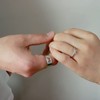 2 PCS Butterfly Rings for Couples Matching Friendship Butterfly Ring