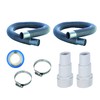 FibroPool Pool Filter Hose Replacement Kit - Two 6 Foot