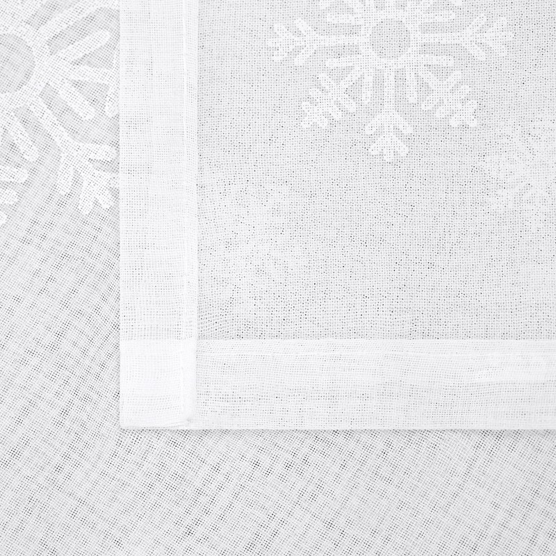 BGment Christmas Sheer Curtains 63 Inches Long 2 Panels Set,