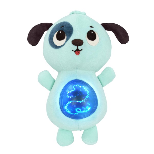 B. toys- B. baby –Baby Soothing Plush Dog- Gloiwng Tummy with Lights & Sounds- Twinkle Tummies Dog–6 Months +