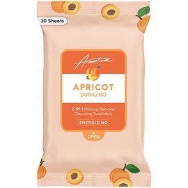 APRICOT 2 IN 1 MAKEUP REMOVER CLEANSING TOWELETTES ARANTZA COSMETICS