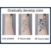 2 PCS Pegatinas De Tatuaje A Base De Hierbas Alas