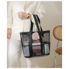 Waterproof Mesh Beach Bag with Pockets for Water Activities UC-0115 Black/Large