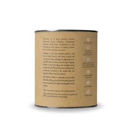 Nutra Organics Natural Gelatin Unflavoured 250g | Pure Collagen Protein with Key Amino Acids | Ideal for making Gummies+Jellies (25 Serves)