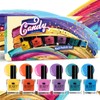 Beauty4Britain 6 x Luxury Nail Polish 6 Different Bright Rainbow