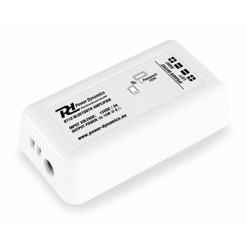 Power Dynamics BT10 Bluetooth Built-In Amplifier - 2 x 15