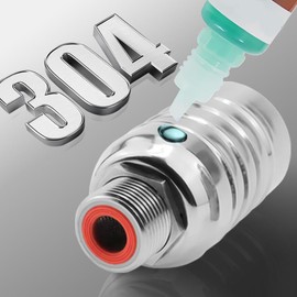 CosyCaya Fully Automatic Float Valve for Water Level Control, 1 Mini Float Valve with Automatic Shut-Off, Upper Water Inlet