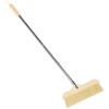 NOLITOY Bristle Broom with Long Handle Bristles for Indoor and