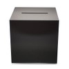 Source One Premium Acrylic Cube Donation Box with Deluxe Rear