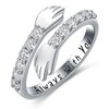 Hug Ring 925 Sterling Silver Rings Hugging Hand Jewelry Couple