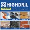 HIGHDRIL Diamond Tile Blade 3" 75mm x Arbor 3/8" 10mm