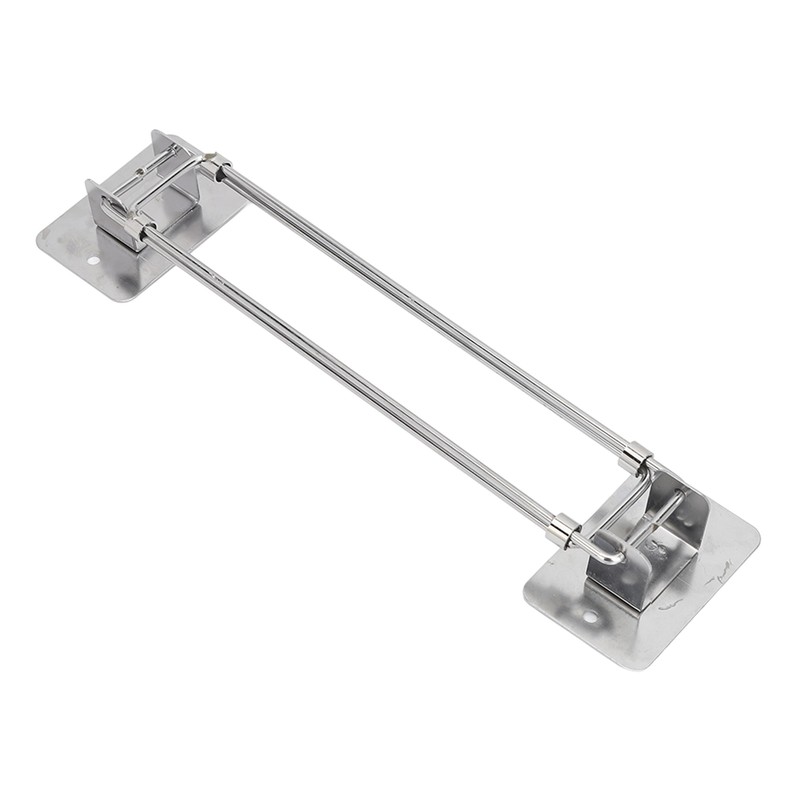 195‑345mm RV Shower Corner Storage Bar Stainless Steel Adjustable Bathroom