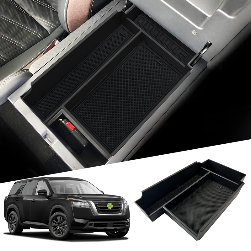 SHAOHAO for 2025 2026 Nissan Pathfinder Center Console Organizer Tray