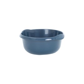JMS we create smile 28cm Round Kitchen Washing Up Bowl Basin Mixing | Plastic Bowl (Navy)