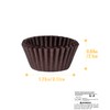 Gcardist Mini 500-Count Coffee Cupcake Liners Muffin Liners Food Grade