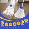 HOMESHOPA 2 Pack Cotton & Synthetic Mop Heads Replacement Refill,