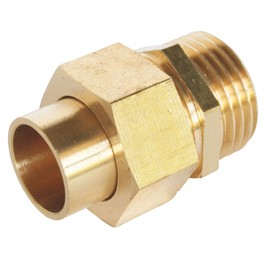 SOMATHERM FOR YOU //95-22-20 Racc.union drt 3P Ø 22-M20 / 27 Brass Welding Adapter Right Screw 3 Room Diameter 22 Male 20/27, None