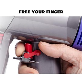 Nature Pulito Upgraded Trigger Lock Compatible with Dyson V15 Detect, V11, V10, V8, V7, V6 Absolute/Motorhead Series Vacuum Cleaner, Not Compatible with Any Outsize or DC Series Model