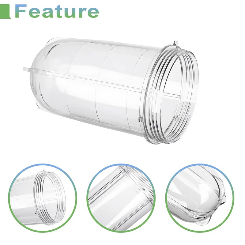Replacement Cross Blade + 16oz Cup Set for Magic Bullet,