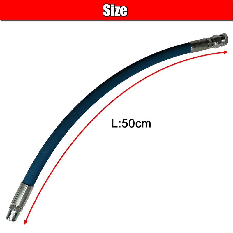 SHOOSHINE Engine Drain Port Oil Changing Hose, 3/8" NPT Adapter,