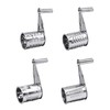 Cheese Grater Stainless Steel Vegetable Shredder Cutter Grinder 4 Drum