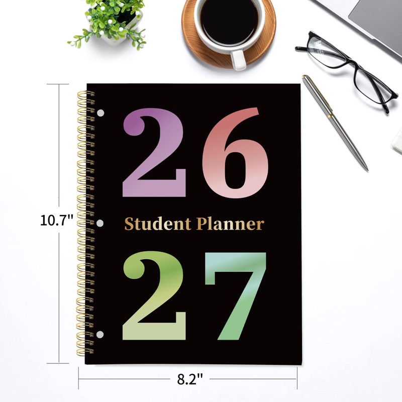 Student Planner 2026-2027 - Monthly and Weekly School Planner 2026-2027