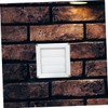 LABRIMP Dryer Vent Cover Louvered Exterior Wall Vent Hood for