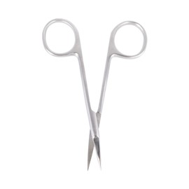 Professional Precise Pointed Tip Cuticle Scissors Stainless Steel Curved Blade Manicure Scissors