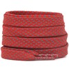 DELELE 2 Pairs Reflective Shoelace Flat Red Safety Laces for